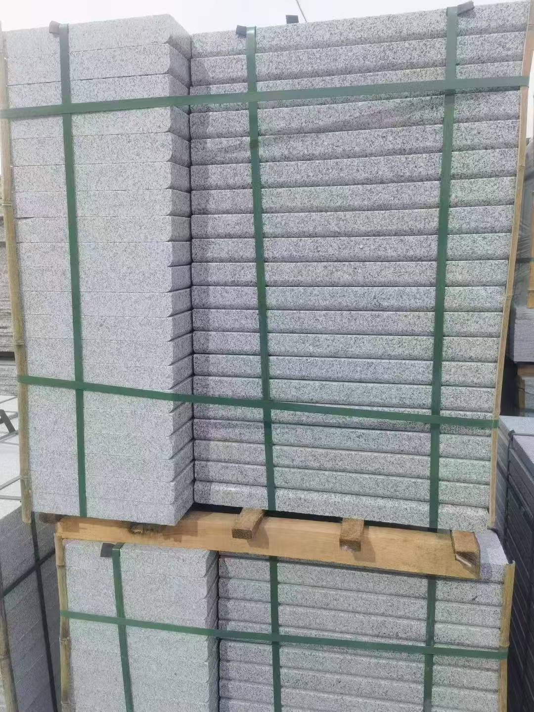 商丘 5公分芝麻白，倒斜角，室外楼梯踏步