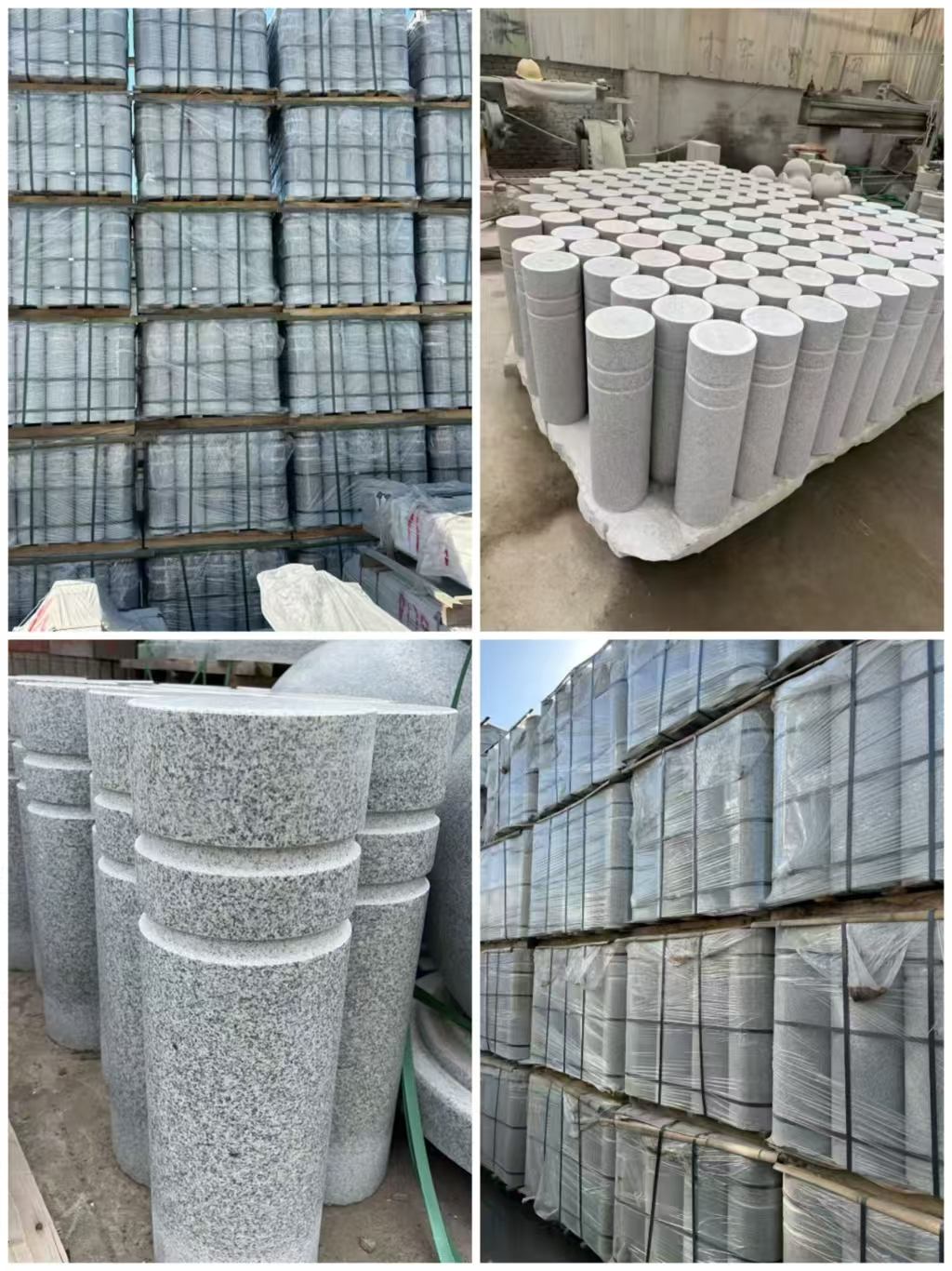 商丘 芝麻白花岗岩挡车柱、隔离柱多少钱