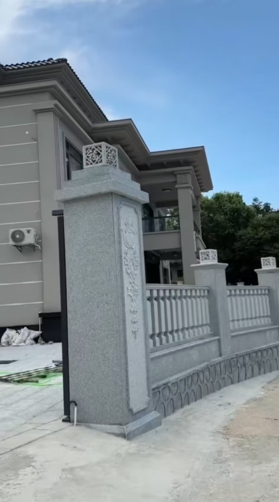 商丘 芝麻白别墅围墙栏杆，私人订制