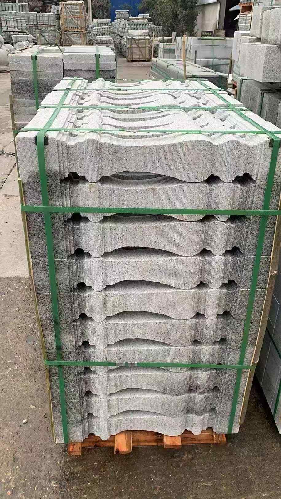 商丘 芝麻白方形拉丝面，栏杆花瓶柱